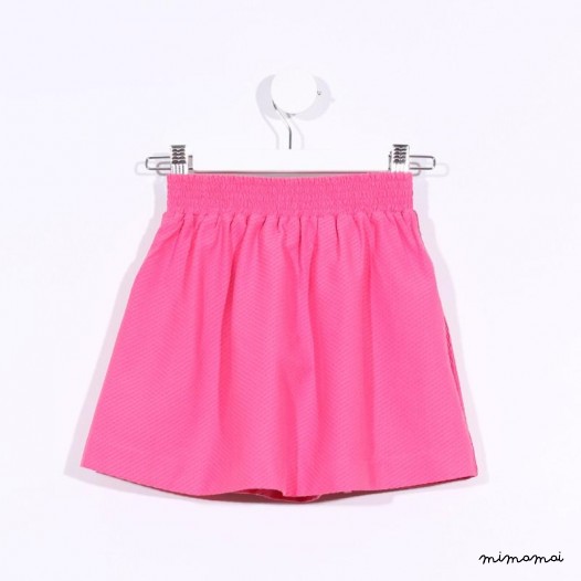 Pull-up Skirt pink