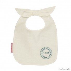Baby Bib Blue Stamp