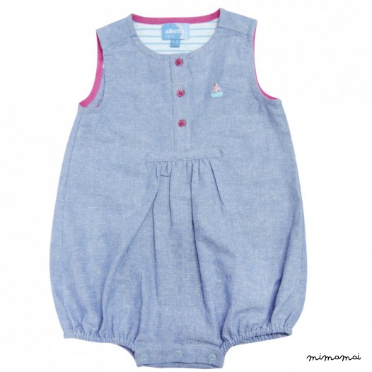 Chambray Romper