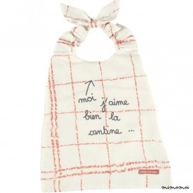 Large elasticated bib cantine