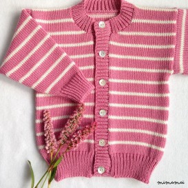 Baby Knitted Pink Cardigan