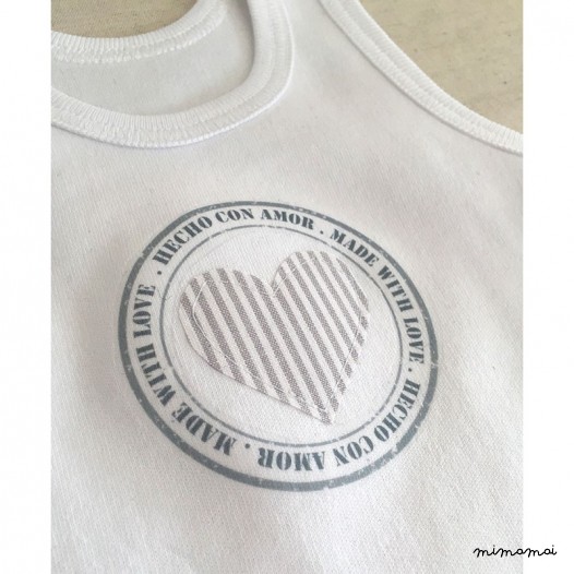 Body tirantes Made With Love ni&ntilde;o