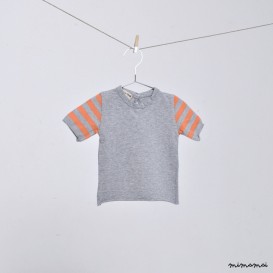T Shirt Cannella Nebbia Mandarino