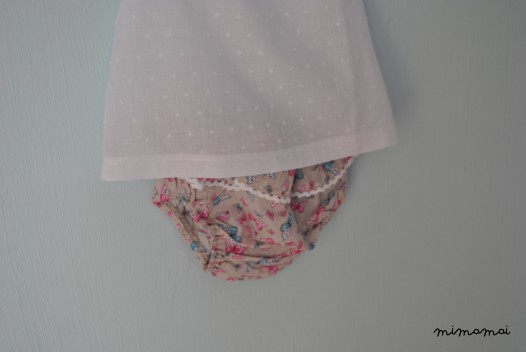 Infants Set of Summer Dresses Panties ,Baby Girl Top & Panties Set ,White baby set