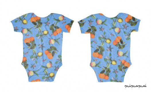 GIRLS - Fruits and Starfish Onesie