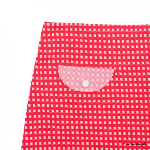 Flap Pocket Skirt pink