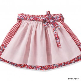 Skirt NIA check red
