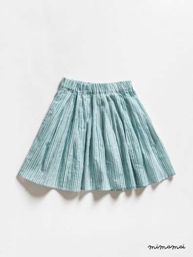 Faldina Pleated Skirt forest green