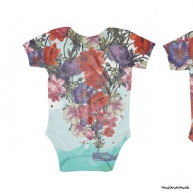 GIRLS - Whale Flowers Onesie