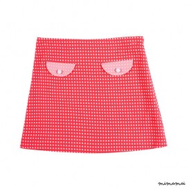 Flap Pocket Skirt pink
