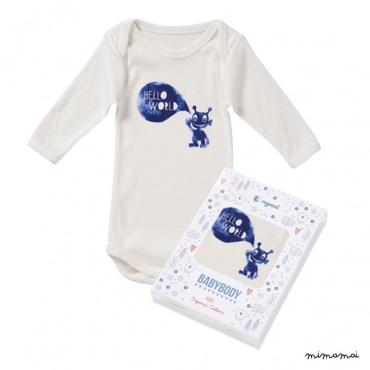 Longsleeve Bodysuit HELLO WORLD BOYS