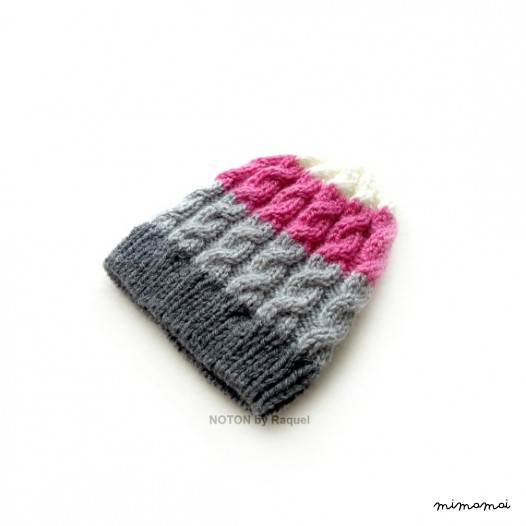 Ragazze a trecce berretto, berretto bambino, inverno