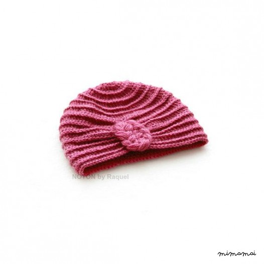 Babys treccia turbante, uncinetto cappello, bambino turbante