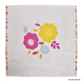 TAPIS COTON (150x150cm) - SECRET GARDEN