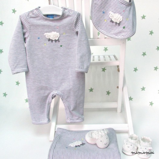 Crochet Lamb Bib