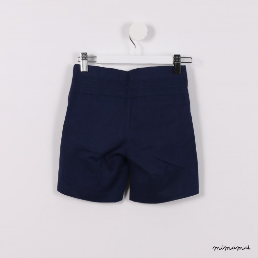 Panelled Shorts blue