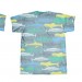 Camo whales T-shirt