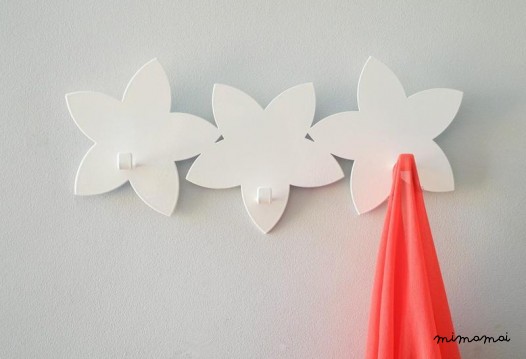 Percha 3 Flores