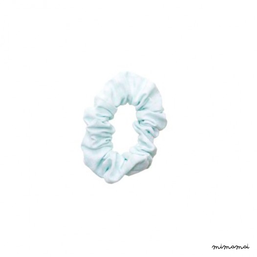 Mint Plaid Scrunchy