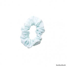 Mint Plaid Scrunchy