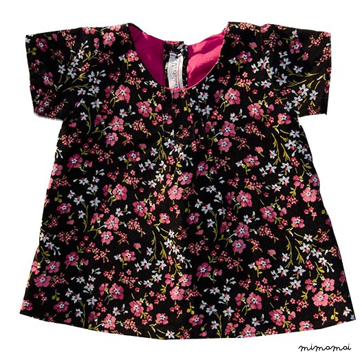 Robe B&eacute;b&eacute; fille velours Elena