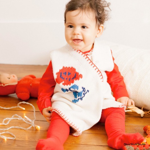Robe Tricot B&eacute;b&eacute; fille Emma