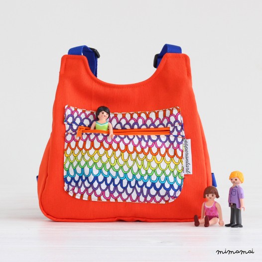 Mochila Infantil flores