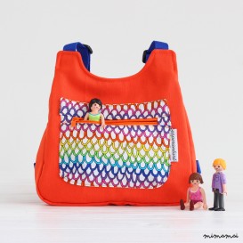 Mochila Infantil flores