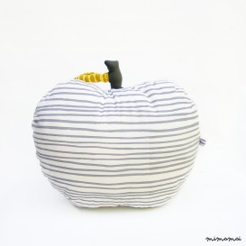 Large apple Grey/milk striped