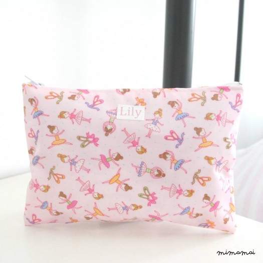 Girls Personalised Overnight Wash Bag