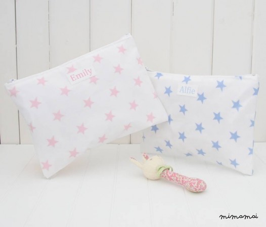 Girls Personalised Overnight Wash Bag