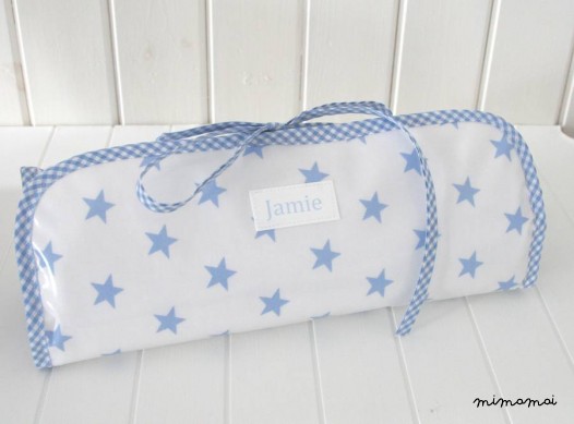 Oilcloth Personalised Changing Mat