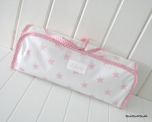 Oilcloth Personalised Changing Mat