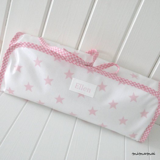 Personalised Changing Bag And Mat Gift Set