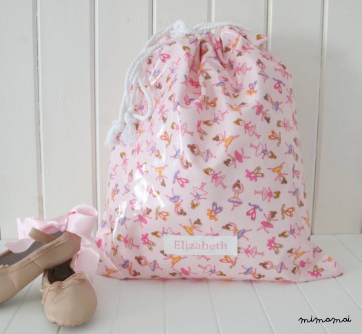 Personalised Drawstring Ballet Bag