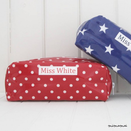 Personalised Oilcloth Pencil Case