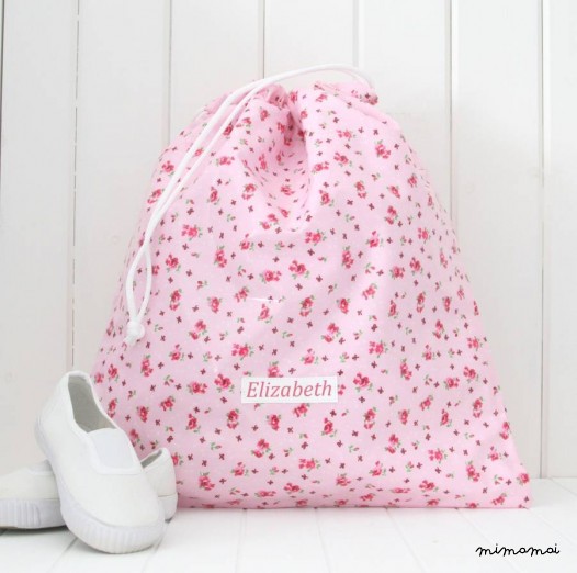 Personalised Oilcloth School Kit Bag