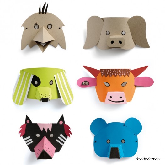 Animal Masks Craft Set