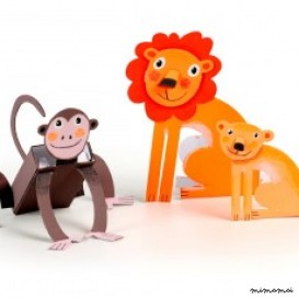 Wild Animals Craft Set