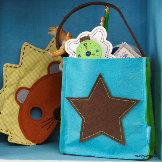 Set of 4 Star Design Party Bags