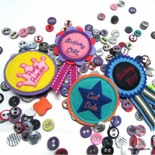 Felt Party Badge