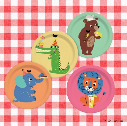 Party Animals Paper Plates
