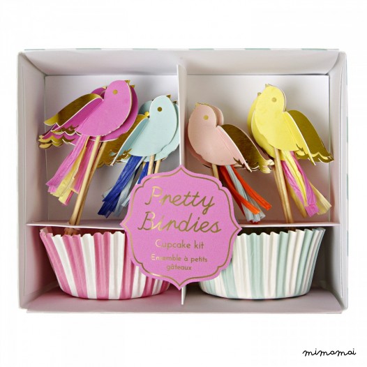 Pretty Birdies Cupcake Kit