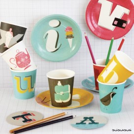 A-Z Paper Plates