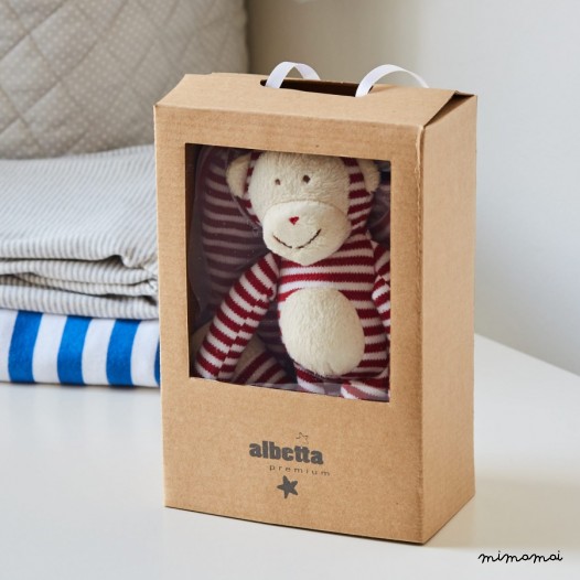 Dancing Monkey babygrow & toy baby gift set