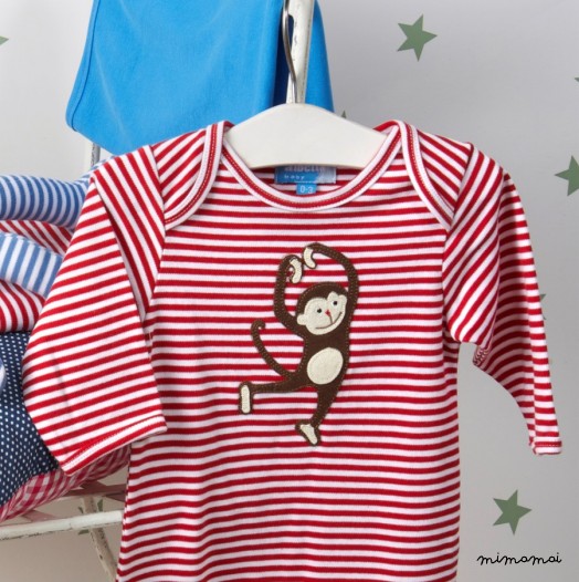 Dancing Monkey babygrow & toy baby gift set