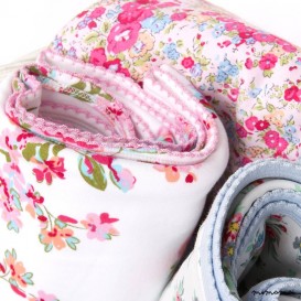 New baby floral blanket