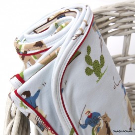 Cowboy baby blanket