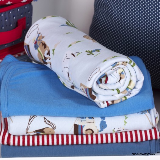 Cowboy baby blanket