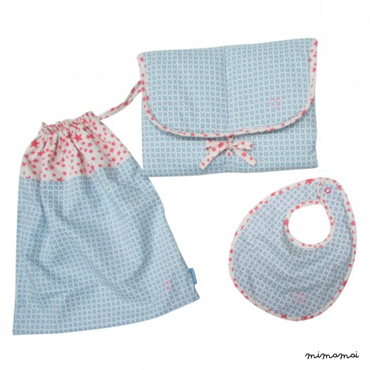 Mia print baby wash bag